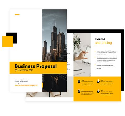 Business Proposal Templates For CANVA ILLUSTRATOR | lupon.gov.ph