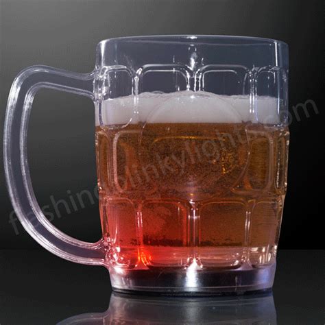 Light Up Drinkware | LED Flashing Beer Mugs get the party started by FlashingBlinkyLights.com