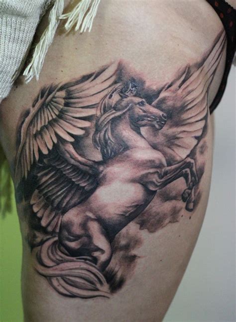 guardian angel pegasus tattoo - Google Search | Pegasus tattoo, Mythology tattoos, Greek tattoos