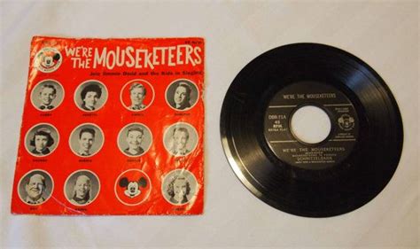 Mickey Mouse Club Record We're the Mouseketeers Record | Etsy | Mickey ...