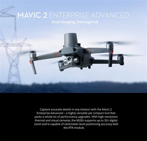 DJI Mavic 2 Enterprise Advanced Thermal Sensor Dual Imaging 32x Digita