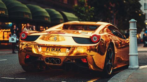 Gold Ferrari Wallpapers - Wallpaper Cave