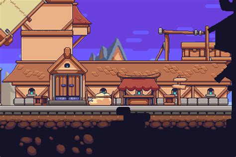 Village Pixel Art Environment by BlackSpire Studio