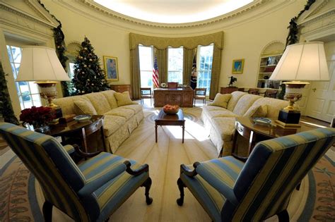 White House Oval Office Is Redecorated - The New York Times