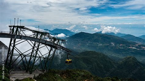 Vietnam Sapa Fansipan Cable Car Stock Photo | Adobe Stock