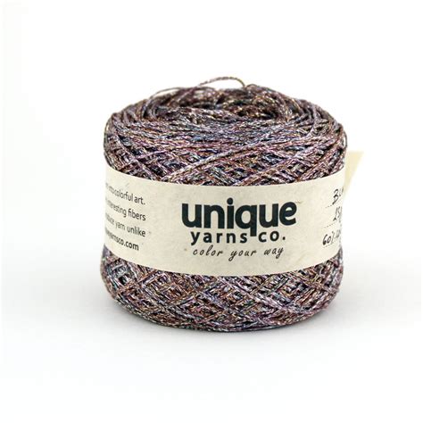 Black Cherry Lurex Thread | Unique Yarns Co.