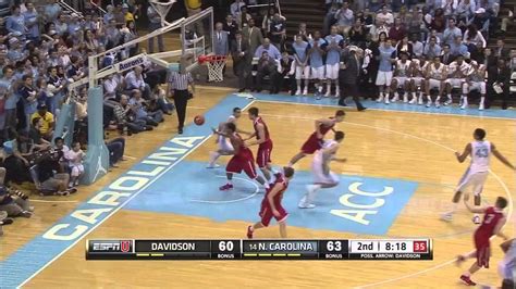 UNC Men's Basketball: Highlights vs. Davidson - YouTube