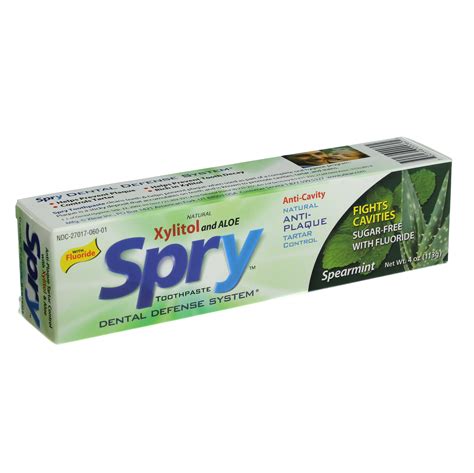 Spry Spearmint Anti-Cavity Xylitol Toothpaste - Shop Toothpaste at H-E-B