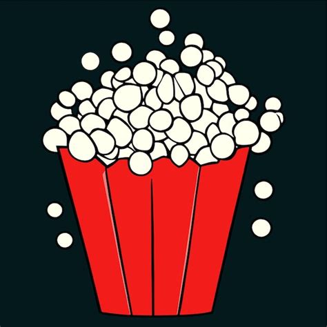 Premium Vector | Popcorn vector illustration