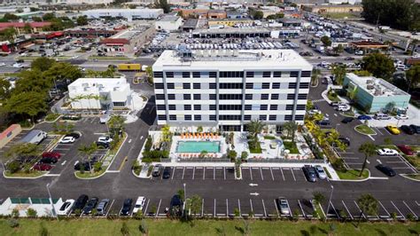 Aerial Drone Photos of the Aloft Miami Airport Hotel | Florida