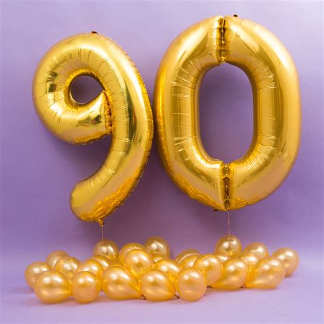 happy 90th birthday balloons by bubblegum balloons | notonthehighstreet.com