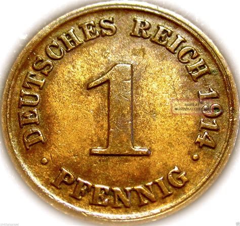 Germany - The German Empire 1914d Pfennig Coin - Great Coin S&h Discounts