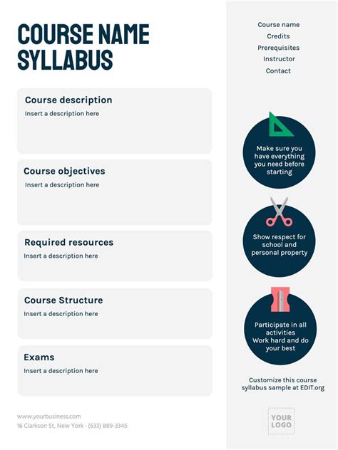 Syllabus Didactic Programming Templates to edit online