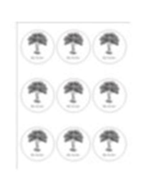 Templates - Vintage Tree Round Labels, 9 per sheet | Avery