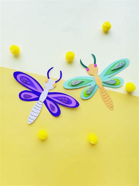 Dragonfly Paper Craft - Only Passionate Curiosity