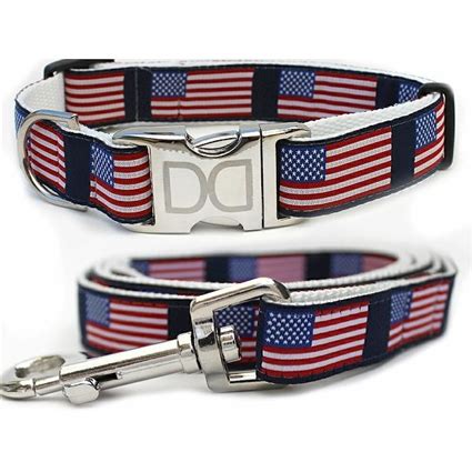 American Flag Dog Cat Collar