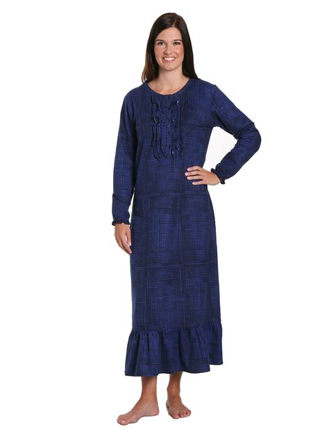 Women's Premium Flannel Long Gown – Noble Mount