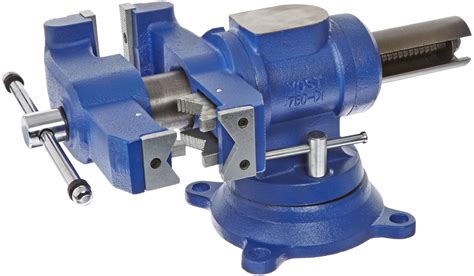 Yost Vises 750-DI 5" Heavy-Duty Multi-Jaw Rotating Combination Pipe and ...