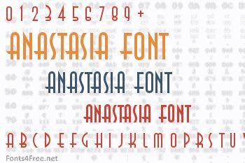 Anastasia Font Download - Fonts4Free