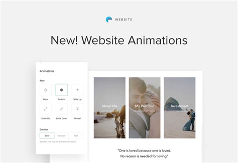 New! Site-wide animations for Pixieset Website - Pixieset Blog