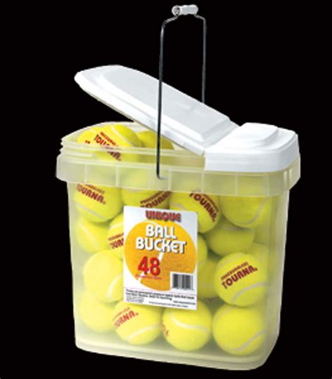 Tourna Pressureless Tennis Balls Bucket – Morley Athletic Supply Co Inc