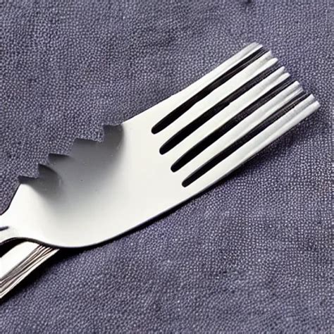 six tined fork for eating breakfast in the style of a | Stable ...