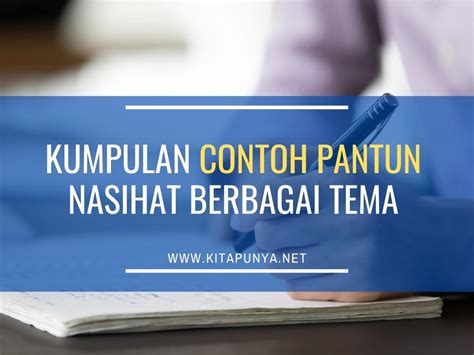 55 Contoh Pantun Nasihat tentang Pendidikan, Kesehatan, Pertemanan sampai Cinta