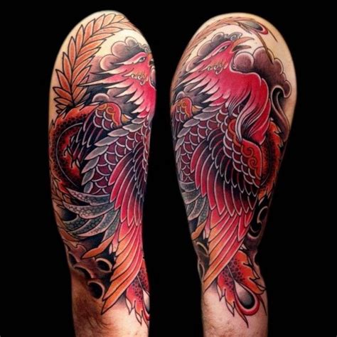 110 Stunning Phoenix Tattoos and Meanings | Tatuaje fénix japonés ...