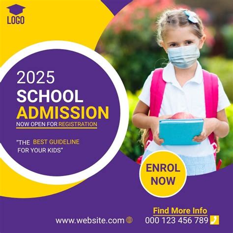 School Admission Open Poster