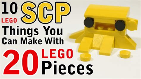 10 SCP things you can make with 20 Lego pieces - YouTube