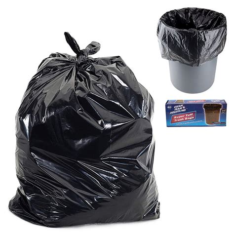 10 Pack Heavy Duty Trash Bags 39 Gallon Lawn Leaf Strong Garbage Liner Bag Black - Walmart.com