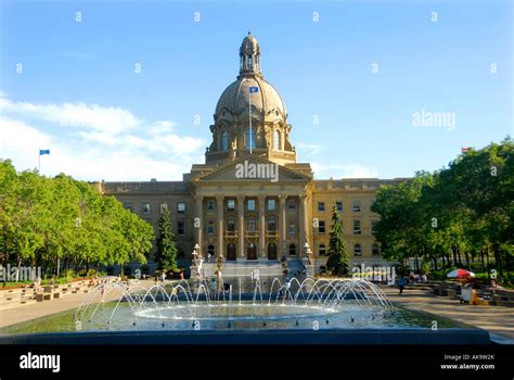 Provincial Capital Edmonton Alberta Canada Legislative Building Stock ...