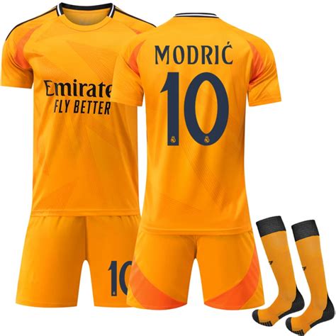 24/25 Away New Soccer Activewear No.10 Modric Fans Soccer Jerseys Kits For Kids And Adults ...