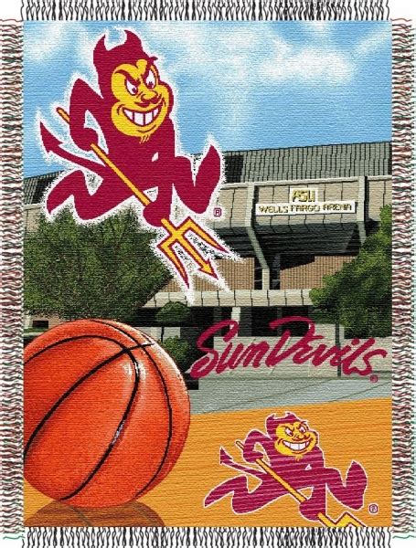 Arizona State Sun Devils NCAA College "Home Field Advantage" 48"x 60 ...