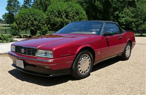 1993 CADILLAC ALLANTE CONVERTIBLE IN PEARL RED ONLY 68K MILES EXCELLENT ...