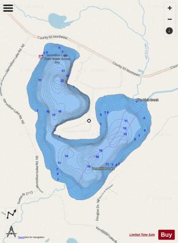 Lake Vermillion Fishing Map | Nautical Charts App