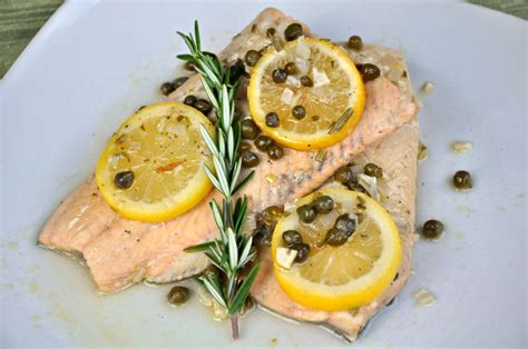 Poached Salmon: Lemon, Capers & Spices - Happy Mothering