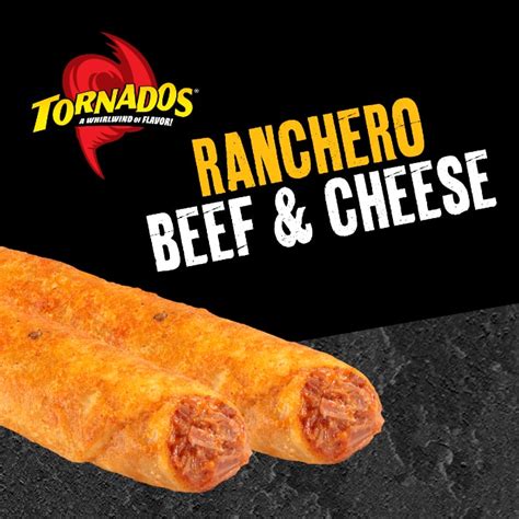 Ranchero Beef & Cheese Tornados® 3 oz - Ruiz Foodservice