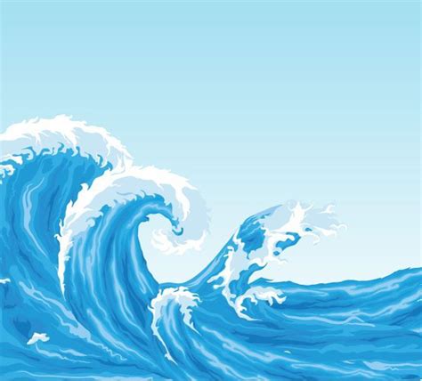 Summer Vector Artwork: Vector Artwork Summer Background With Waves - Designious | Illustration ...