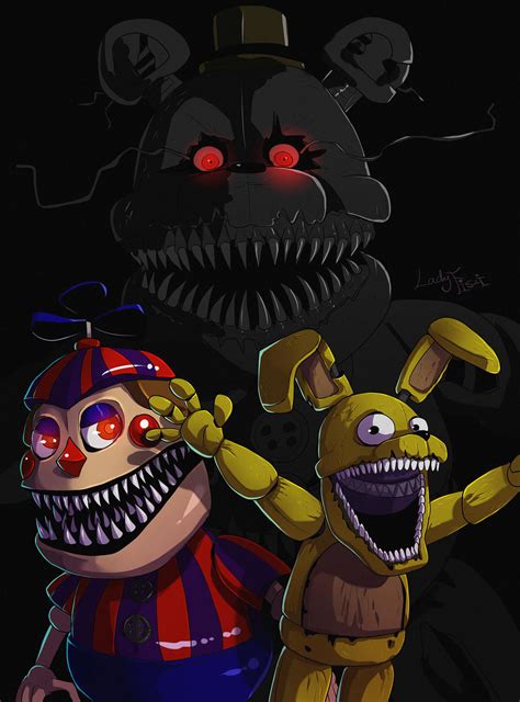 FNAF 4 - nightmare by LadyFiszi on DeviantArt