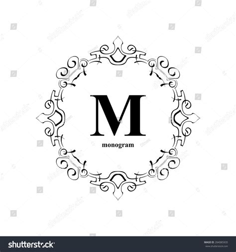 Elegant M Monogram Design Template Luxury Stock Vector 284085935 - Shutterstock