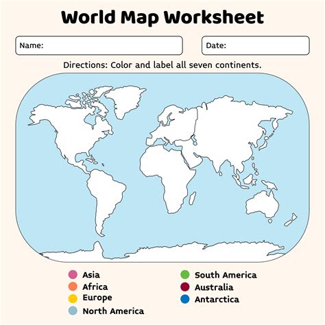 8 Best Images of World Map Printable Template - Printable Blank World Map Countries, World Map ...