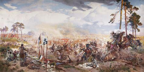 historic, Battle of Grunwald, Žalgirio mūšis, Lithuania, Teutonic, Battlefields, Painting ...