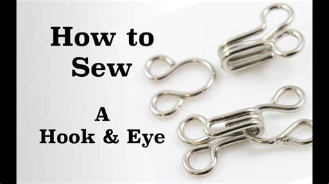 How to Sew a Hook and Eye | Sew Anastasia (With images) | Sewing basics, Teaching sewing, Sewing ...