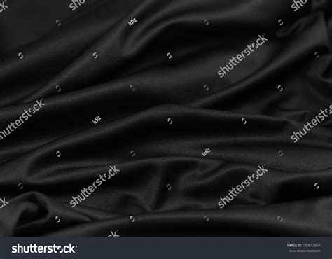 Texture Of A Black Silk Stock Photo 100872967 : Shutterstock