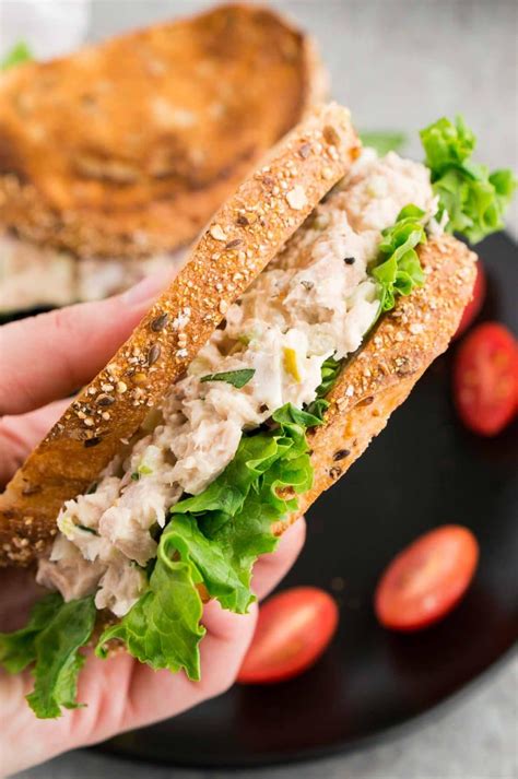 Tuna Salad Sandwich (Quick & Easy Lunch) - Delicious Meets Healthy