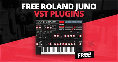 15 FREE Roland Juno 106 VST Emulator Plugins For 2024!