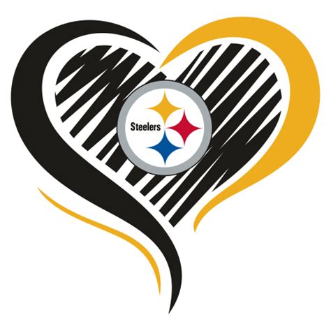 Pittsburgh Steelers Logo SVG | Love Heart Pittsburgh Steelers Svg | Pittsburgh Steelers NFL Svg ...