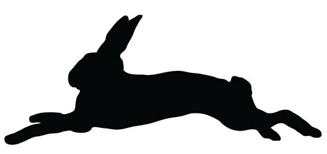 23 Cute Bunny Rabbit Silhouettes and Clipart! - The Graphics Fairy