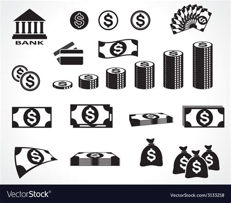 Money symbols Royalty Free Vector Image - VectorStock